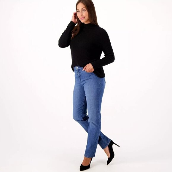 Gloria Vanderbilt Denim - Gloria Vanderbilt Amanda Classic Jeans Size 6 Frisco Blue Medium Wash Slim